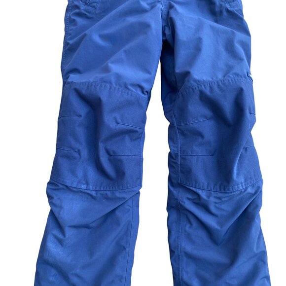 Kids Lands End Squall Snow Bib Pants Blue Insulated Waterproof Ski Snowpants-12 - Picture 2 of 16